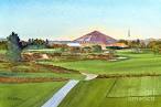 Montauk Downs State Park Golf Course New York Painting by Bill ...