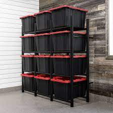 Yes they are heavier, but the are super tough. Bin Warehouse Heavy Duty Tote Rack Costco