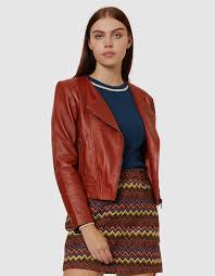 Athena Leather Jacket By Princess Highway Online The