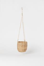 Very attractive basket at a reasonable price! Rattan Hanging Basket Beige Home All H M Gb