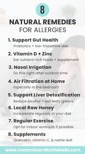 8 natural remes for allergies