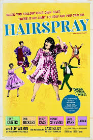 Ample teen tracy turnblad wants nothing more than to be on the hip local tv dance program, the corny collins show — and when her dream comes true, her lively moves and bubbly personality meet with unexpected popularity. Hairspray 1988 Retro Film Posters Retro Poster Movies