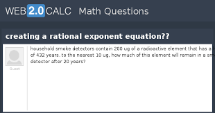 Rational Exponent Equation