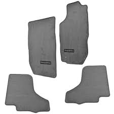 new oem tacoma floor mats 2001 2004 lt charcoal gray double cab pt206 35012 11