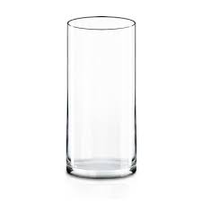 clear glass cylinder flower vase candle