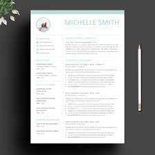 Teacher Resume Template And Matching Cover Letter For Ms Word