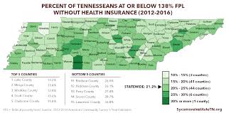 How Uninsured Rates In Tennessee Counties Vary By Employment