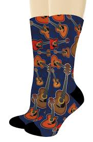 themed socks guitar lover gifts
