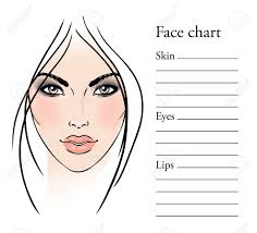 Face Templates For Makeup Artist Face Chart Makeup Artist