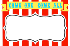 Free Printable Carnival Themed Invitations Paper Crafting