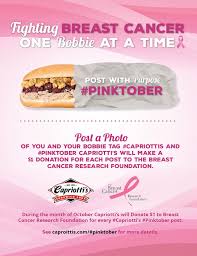 capriotti s fights t cancer one
