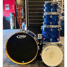 pdp by dw cx series drum kit blue onyx