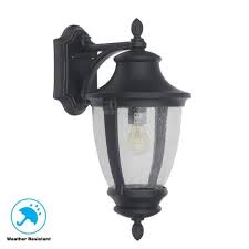 Light Black Outdoor Wall Lantern Sconce