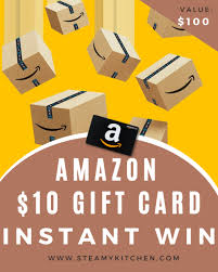 10 amazon gift card instant win