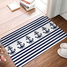 bathroom carpet nautical pattern strip