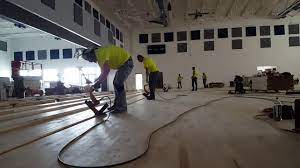 installing a gym floor part 3 of 4