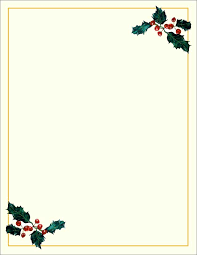 Holly Branch Holiday Stationery 50 Sheets