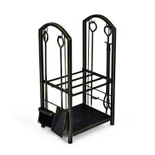Rack With 4 Pieces Fireplace Tools