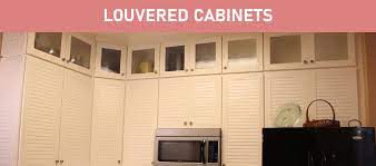 everything to know about louvered cabinets