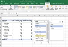 add slicers to pivot tables in excel