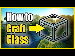 how to craft a glass block in minecraft