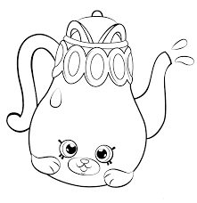Best photo of teapot coloring page tea tattoo teapot tattoo. Cute Cartoon Teapot Coloring Page Free Printable Coloring Pages For Kids