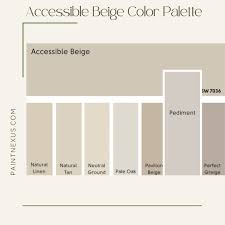 accessible beige color palette