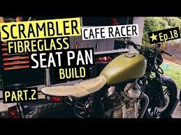 scrambler cafe racer seat pan