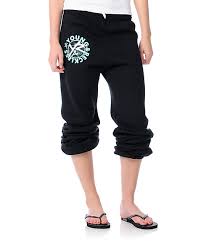 Young Reckless Stay Reckless Black Turquoise Sweatpants