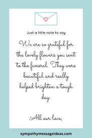 funeral thank you notes 21 wording