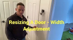 resizing width of an interior door