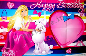 Barbie Happy Birthday Poster