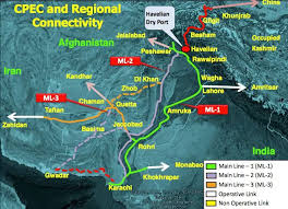 Image result for cpec pakistan map