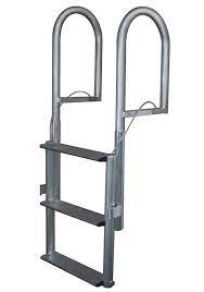 aluminum wide step lift dock ladder