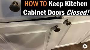 kitchen cabinet doors closed