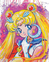 Sailor Moon Portrait Art Print Wall