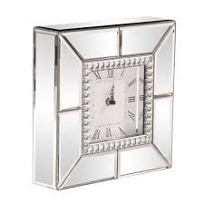Marley Forrest Mirrored Table Clock