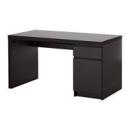 Shop for black desks at best buy. Malm Desk Black Brown Ikeapedia