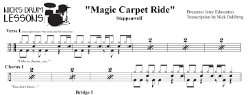 magic carpet ride steppenwolf drum