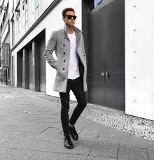 Grey Overcoat Mens Winter Fashion