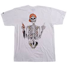 Trukfit Trap Skeleton T Shirt White Mens Size Large