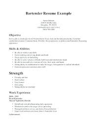 Sample Resume Bartender Great Examples Of Cover Letters Great