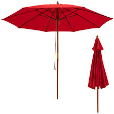 Pulley Lift Round Patio Umbrella