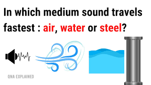 um sound travels fastest air