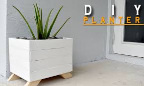 diy planter box from pallets you