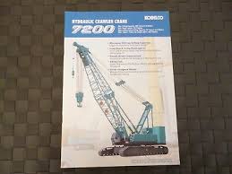 Kobelco Hydraulic Crawler Crane 7200 34 Page Brochure