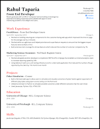 Before you start writing your resume objective, you should first make a list of the specific career goals you have regarding an it position. 3 Front End Developer Resume Samples For 2021