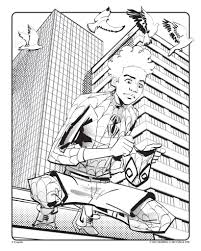 edge marvel spiderverse coloring book