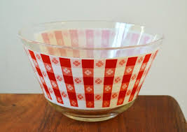 Federal Glass Country Gingham Large