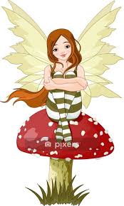Wall Decal Young Forest Fairy Pixers